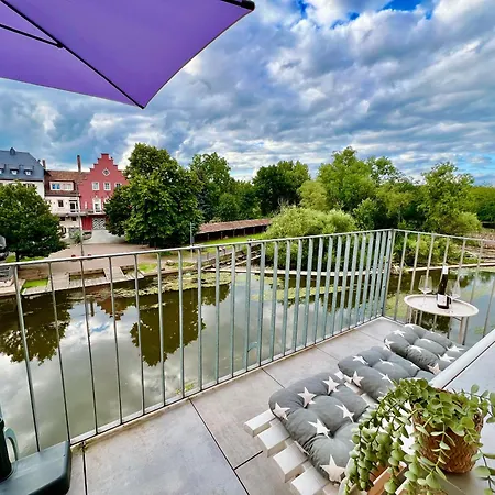 Wohntraum Am Wasser Und Brueckenhaeusern I 3br I Flussblick I Zentral I Parkhaus I Helloyou X Bright Bad Kreuznach