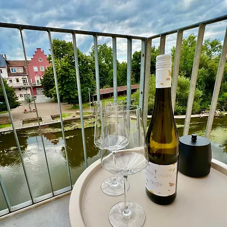 Helloyou I Wohntraum Am Wasser I Zentral I Parkplatz I Nahewein 바트크로이즈나흐