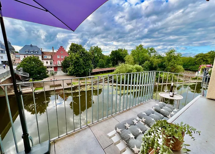 Wohntraum Am Wasser Und Den Brueckenhaeusern I 3br I Flussblick I Zentral I Parkhaus I Helloyou X Bright Collection Bad Kreuznach