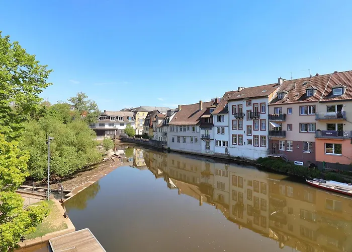 Wohntraum Am Wasser Und Den Brueckenhaeusern I 3br I Flussblick I Zentral I Parkhaus I Helloyou X Bright Collection * Bad Kreuznach